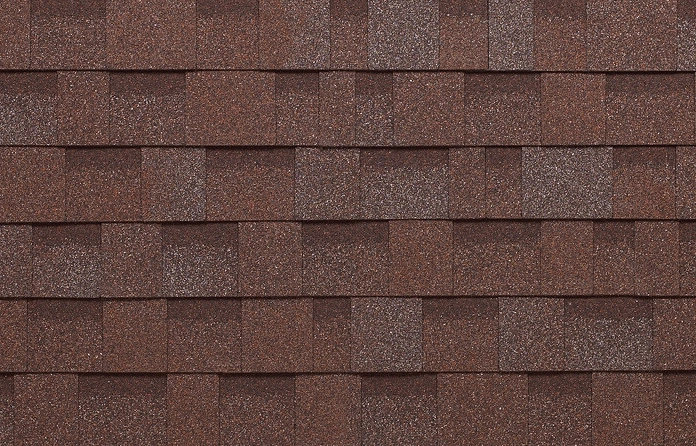 Aged Redwood sample color for IKO Cambridge Premium Architectural Shingles for a roof